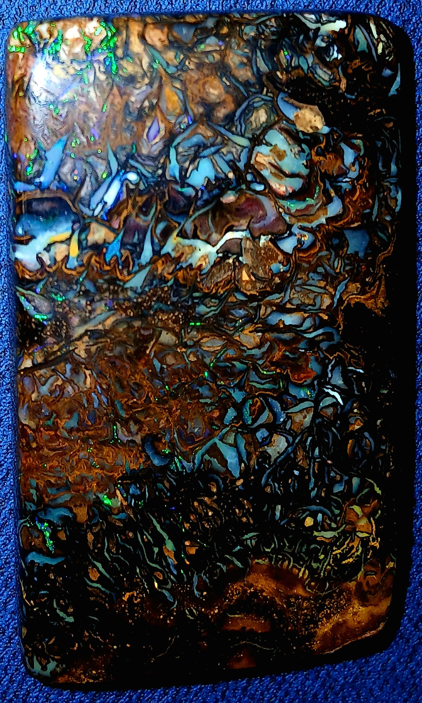 Natural Australian boulder opal